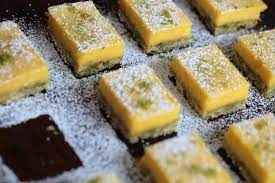 Minty Lime Bars Dessert Person Ever Open Sauce Recipe In 2021 Lime Bars Dessert Bars Fabulous Foods