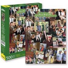 The fictional indiana town has come a long way since leslie knope turned that pit into a park, and so have the people using the slider tool, see how some of the parks and rec crew have grown in the past few years. Nmr Distribution Parks And Recreation Collage 500 Piece Jigsaw Puzzle Target