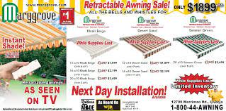 Marygrove Awnings Current Promotions Http Www Marygrove Com Upload 1d Pdf Retractable Awning Awning Retractable