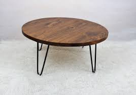 Wooden Rustic Industrial Round Coffee Low Table With Metal Etsy Rustic Industrial Coffee Table Rustic Industrial Industrial Coffee Table