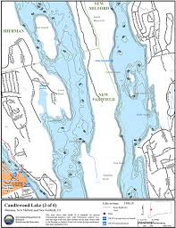 Candlewood Lake Map Northeastbass