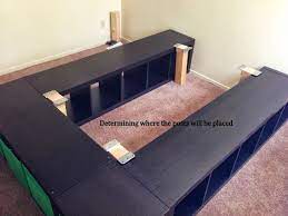 Do you have extra furniture that possible to become your bed frame? Ikea Hackers Expedit Queen Platform Bed Home Diy Bedroom Diy Ikea Bed