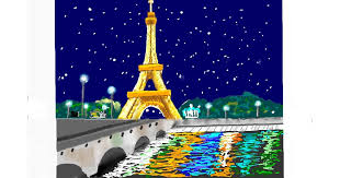 Let's draw the detailed eiffel tower: Eiffel Tower Drawing By Gjp Drawize Gallery