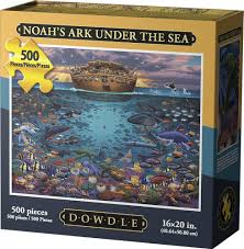 Find puzzles for adults and kids in all sizes and shapes as well as puzzles of your favourite paintings or landmarks all at everyday great prices. Dowdle Jigsaw Puzzle Noahs Ark Under The Sea 500 Piece Dowdle Folk Art Toys Games Jigsaw Puzzles