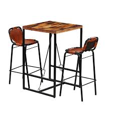 Maybe you would like to learn more about one of these? Funk Bar Table And Chair Set Recycle Wood And Genuine Leather Bar Furniture Set Buy Dining Table Chairs And Tables Restaurant Bar Table Product On Alibaba Com