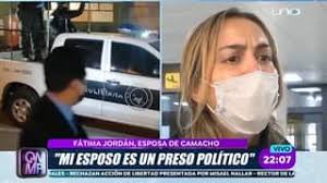 Fátima Jordán, esposa del gobernador de Santa Cruz, Luis Fernando Camacho,  retornó a la ci