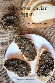 Schwarzen Kaviar Vegan Selber Machen Einfaches Rezept Rezept Rezepte Vegan Kaviar