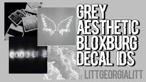 This is done very easily and on any wall. Grey Aesthetic Bloxburg Decal Ids Littgeorgialitt Youtube