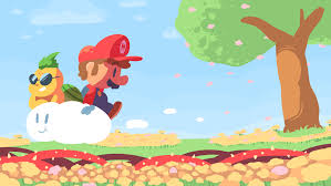 Pokemon Used Rain Dance Tubartist Flower Fields Always Felt Really Paper Mario Mario And Luigi Super Mario Nintendo