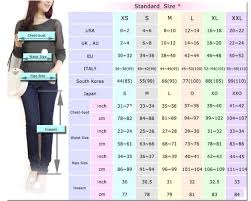 international size conversion charts and measurements baby