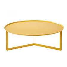 Choose from available colors to complement your décor. Coffee Table For Outdoor Living Room In Colored Metal