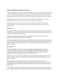 Some employers, however, may require only an associate's degree. Calameo Guide To Becoming A Computer Technician