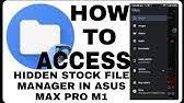 Analyze storage and see how much space is taken by different files. How To Reset Hidden Cabinet Password Asus File Manager Youtube