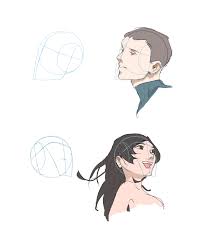 For a shorter hairstyle, you could draw 3 or 4 distinct sections of hair swooping to the side over your character's forehead. How To Draw Anime Styled Portraits By Mistedsky Clip Studio Tips