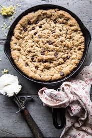 Line a large baking sheet with parchment paper or a silpat. Whole Wheat Chocolate Chip Skillet Cookie Half Baked Harvest
