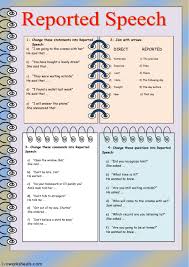 ( click here to read the explanations about reported speech ). Top 11 Killer Reported Speech English Esl Worksheets For Distance Learning And Physical Classrooms Fun Activities Creativity Worksheet Coloring Pages Exercises With Answers Class 10 Direct Indirect Paragraph Oguchionyewu