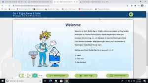 May 30, 2019 · food handlers that are or want to be certified through an ansi accredited agency can apply for a certified food safety manager card in place of the food handler safety training card. Pierce County Food Handler Card How To Apply Test And Print Your Card Youtube