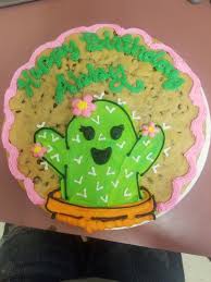 Birthday Cookie Cake Ideas Pin By Crystal Bouche On Cookies Cookie Cake Designs Cookie Cake Decorations Cookie Cake Recipe