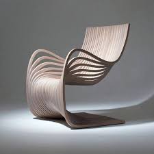 Wooden Chair Showing Movement And Material Conscious Design Furniture Design Chair Design Furniture Chair