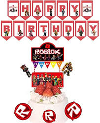 Roblox es una plataforma de juegos en línea donde puedes jugar videojuegos diseñados por otros usuarios y crear y compartir tus propios juegos usando la estas son personas que se unen a las redes sociales, incluidos los sitios de juegos como roblox , para encontrar parejas románticas. Amazon Com 9 Pancartas De Cumpleanos Roblox Para Fiesta De Cumpleanos Tematica De Juego Roblox Decoraciones De Cupcakes Para Fiestas De Cumpleanos Roblox Para Ninos Toys Games