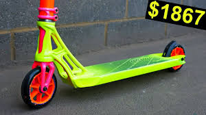 Almost a near $900, very expensive custom pro scooter. My Brand New 1867 Neon Custom Pro Scooter Youtube