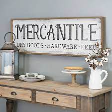 Vintage Mercantile Wall Plaque Kirklands Farmhouse Wall Decor Wall Decor Sale Kirkland Home Decor