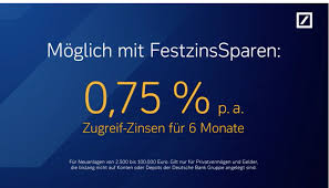Was Wirklich Hinter Den 0 75 Zugreifzinsen Der Deutschen Bank Steckt