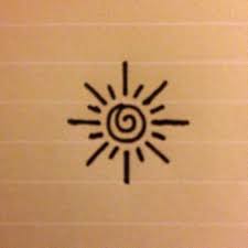 The Sunrise Means A Lot To Me It S A Promise Of A New Day And New Beginnings It S Proof That Sun Tattoo Designs Henna Tattoo Designs Simple Sun Tattoo Small