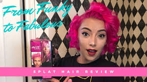 Thanks to splat hair color for partnering on this video! From Funky To Fabulous Hair Color Splat Review Pink Fetish Youtube
