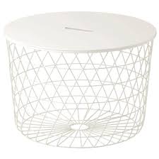 10 Under 150 Ikea Finds With The Smartest Hidden Storage Table Storage Ikea Storage Family Room Design