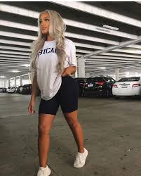 Black Biker Shorts Outfit Pinterest 