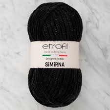 Etrofil Simirna Simli Siyah El Orgu Ipi 70092 Hobium