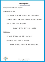 This is one of the most important points that you ought to inspect for. Fun Cryptoquip Puzzles For You To Solve
