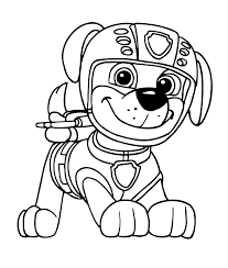 You can download coloring pages and just print them for free. Paw Patrol Zuma Labrador Retriever Puppy