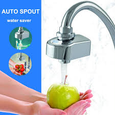 15,5 cm x 8,5 cm tekanan air : Konservasi Air Inframerah Kran Sensor Touchless Otomatis Faucet Adaptor Tangan Gratis Air Saver Sensor Hemat Air Kran Faucet Stainless Faucetfaucet Water Aliexpress