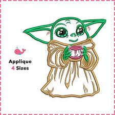 Find hundreds of free embroidery patterns for all skill levels, to personalise your accessories and decorate your home. Baby Yoda Applique Star Wars Machine Embroidery Applique Design Embrylab Machine Embroidery Applique Machine Embroidery Logo Machine Embroidery