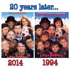 20 Year Anniversary Of Little Rascals Comparison Of Movie Poster Then And Now Little Rascal 20 Year Anniversary Wayne S World