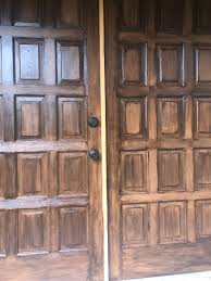 Some people also do a little spattering to add texture. Diy Front Door Makeover With Gel Stain How To Stain Over A Painted Door
