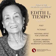 Today is the 9th death anniversary of Silliman writer and National Artist  for Literature Edith Lopez Tiempo.