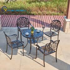 Stylish patio furniture allows you to enjoy your hard work in the garden at the end of the day. China Diameter 80cm Antique Cast Aluminum Patio Dining Set Furniture Outdoor China Antique Patio Furniture Cast Aluminum Patio Furniture