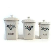 Vintage Belgian Enamel Canister Jars With Lid Kitchen Storage Coffee Canister Canisters Storage Canisters