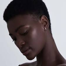 Platinum 'Wings' Diamond Stud Earrings