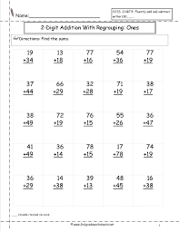 2nd Grade Math Worksheets Free Math Worksheets First Grade Math Worksheets