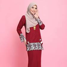 Pada bagian lengan dibuat agak … Baju Kurung Kedah Bunga 3d Shopee Malaysia