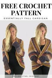 Essentially Fall Crochet Cardigan Pattern