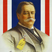 William Henry Taft, Candidate For U.s. President Framed Print by Print  Collection