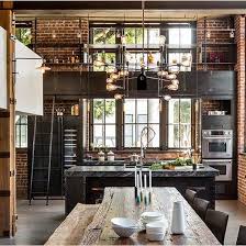 The appeal of bringing back a design age that focused on manufacturing, mechanical ingenuity and appreciating raw and unfinished interiors is a gorgeous way to bring industrial style to your home. Get Inspired By This Board Http Vintageindustrialstyle Com Vintageindustrialsty Dining Room Industrial Industrial Interior Design Industrial Kitchen Design