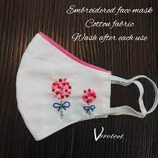See more ideas about embroidery designs, felt mask, embroidery. Embroidered Face Mask Hand Embroidery Design Patterns Flower Embroidery Designs Hand Embroidery Tutorial