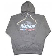 Natural Light Hoody Distressed W Beer Pouch Hoodies Sweatshirts Pullover Hooded Sweatshirt