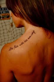 It is always amusing to see fantastic shoulder piece flashing your strength with a bold tattoo piece obviously makes a cool style statement. Shoulder Quote Tattoo Tattoo Shortlist Shoulder Tattoo Quotes Tattoo Quotes About Strength Tattoos